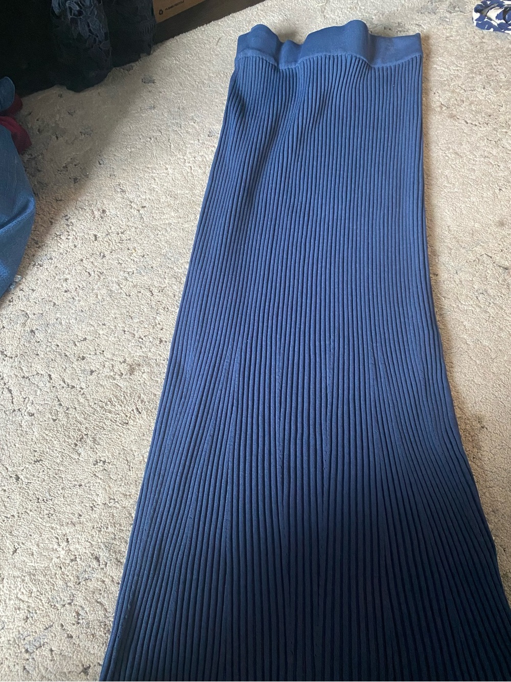 Zara Ribbed Knit Maxi Skirt  Sz S
